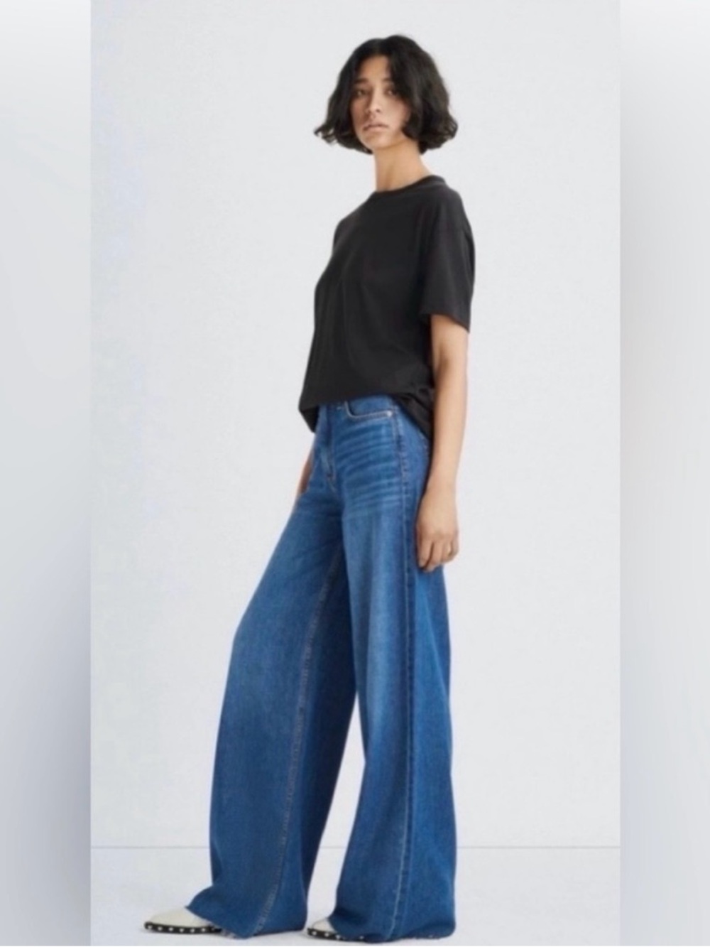 Rag + Bone Featherweight Sofie High-Rise Ultra Wide Leg Jeans